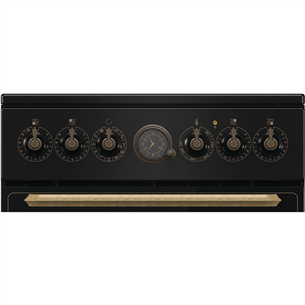 Gorenje, retro, 70 L, black - Freestanding Ceramic Cooker Item - GECS5B70CLB