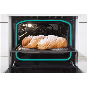 Gorenje, retro, 70 L, black - Freestanding Ceramic Cooker Item - GECS5B70CLB