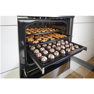 Gorenje, retro, 70 L, black - Freestanding Ceramic Cooker Item - GECS5B70CLB