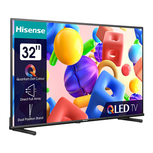 Hisense A5KQ, 32", Full HD, QLED, black - Televizorius Prekė - 32A5KQ