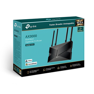 TP-Link Archer AX53, Wi-Fi 6, black - WiFi Router Item - ARCHERAX53