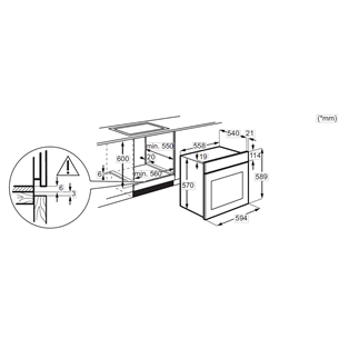 Electrolux 600 SteamBake, 65 L, inox - Built-in oven Item - EOD5H70BX