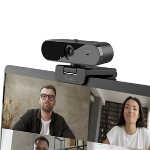 Web kamera Trust Taxon, 2K QHD, black Prekė - 24732
