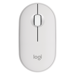 Logitech Pebble Mouse 2 M350s BT, white - Wireless mouse Item - 910-007013 910-007013