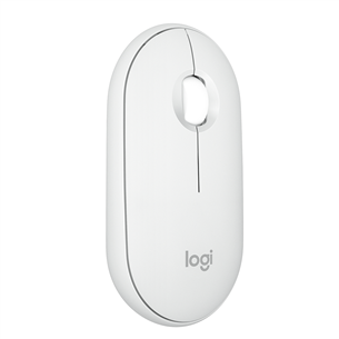 Logitech Pebble Mouse 2 M350s BT, white - Wireless mouse Item - 910-007013
