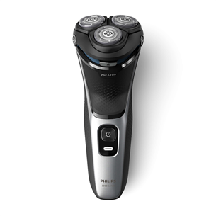Barzdaskutė Philips Shaver 3000 Series, Wet & Dry, black/silver Prekė - S3143/00