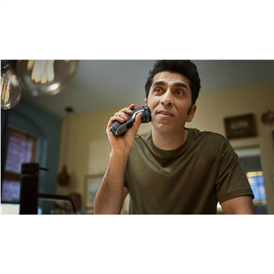 Barzdaskutė Philips Shaver 3000 Series, Wet & Dry, black/silver Prekė - S3143/00