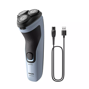 Barzdaskutė Philips Shaver 3000X Series Wet & Dry, blue/black Prekė - X3003/00