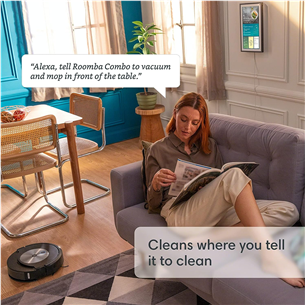 iRobot Roomba Combo® j7+, сухая и влажная уборка, черный - Робот-пылесос Товар - COMBOJ7PLUS