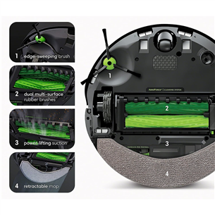 iRobot Roomba Combo® j7+, сухая и влажная уборка, черный - Робот-пылесос Товар - COMBOJ7PLUS