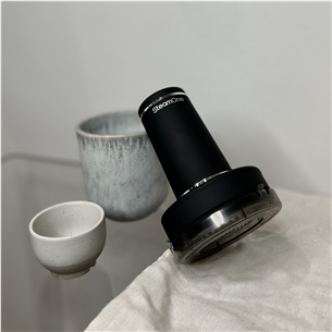 Nešiojamasis garintuvas + pūkų rinkiklis SteamOne, juoda Prekė - SN200B+RP10B