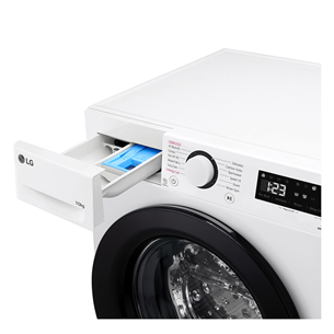 LG, 10 kg, depth 56,5 cm, 1400 rpm - Front load washing machine Item - F4WR510SBW.ABWQWMR