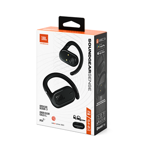 Ausinės JBL Soundgear Sense, black, belaidės Prekė - JBLSNDGEARSNSBLK