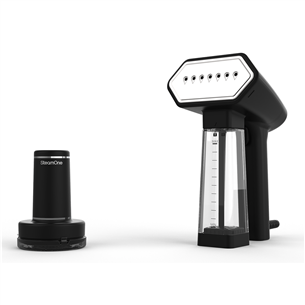 Nešiojamasis garintuvas + pūkų rinkiklis SteamOne, juoda Prekė - SN200B+RP10B