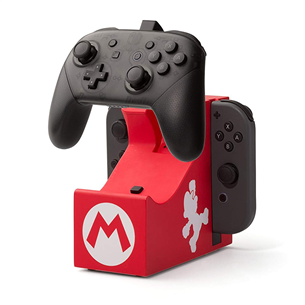 Įkrovimo stotelė žaidimų pulteliams PowerA Mario, Nintendo Switch Prekė - 617885016905
