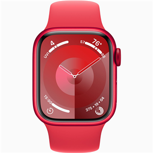 Apple Watch Series 9 GPS + Cellular, 41 мм, Sport Band, S/M, красный - Смарт-часы Товар - MRY63ET/A
