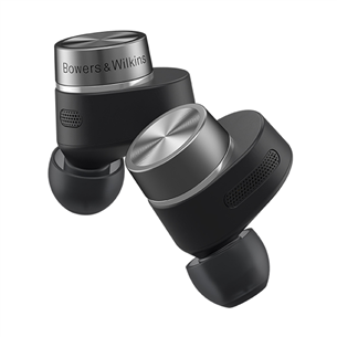 Ausinės Bowers & Wilkins Pi7 S2, noise-cancelling, black, belaidės