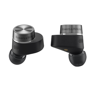Ausinės Bowers & Wilkins Pi7 S2, noise-cancelling, black, belaidės