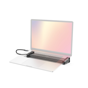 Hama Connect2Office Basic, USB-C Hub, 9 портов, 100 Вт, серый - Док-станция для ноутбука Товар - 00200145