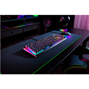 Razer BlackWidow V4 X, Green Switch, mechanical, SWE, black - Keyboard Item - RZ03-04700600-R3N1
