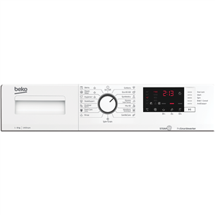 Beko, 8 kg, depth 55 cm - Front load washing machine Item - WUE8712XAW
