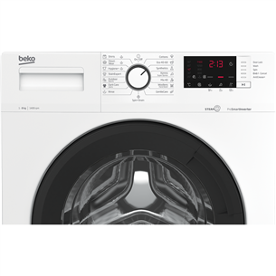 Beko, 8 kg, depth 55 cm - Front load washing machine Item - WUE8712XAW