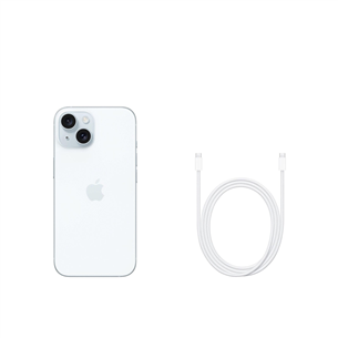 Apple iPhone 15, 128 ГБ, синий - Смартфон Товар - MTP43PX/A