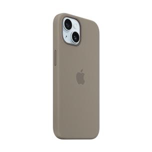 Apple Silicone Case with Magsafe, iPhone 15, коричневый - Чехол Товар - MT0Q3ZM/A