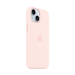 Apple Silicone Case with Magsafe, iPhone 15, light pink - Case Item - MT0U3ZM/A