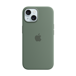 Apple Silicone Case with Magsafe, iPhone 15, зеленый - Чехол Товар - MT0X3ZM/A MT0X3ZM/A