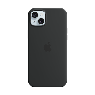 Apple Silicone Case with Magsafe, iPhone 15 Plus, black - Case Item - MT103ZM/A MT103ZM/A