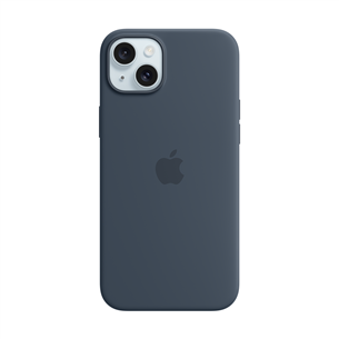 Dėklas Apple Silicone Case with Magsafe, iPhone 15 Plus, storm blue Prekė - MT123ZM/A MT123ZM/A