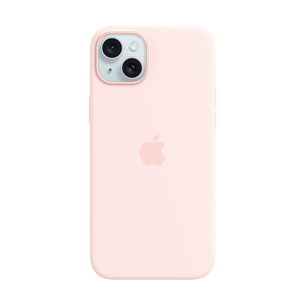 Apple Silicone Case with Magsafe, iPhone 15 Plus, light pink - Case Item - MT143ZM/A MT143ZM/A