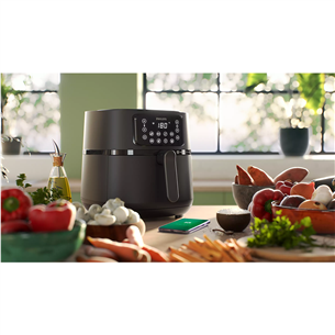 Philips Airfryer 5000 series XXL Connected, 7,2 L, 2000 W, black - Air fryer Item - HD9285/93