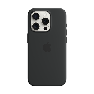 Apple Silicone Case with Magsafe, iPhone 15 Pro, черный - Чехол Товар - MT1A3ZM/A MT1A3ZM/A