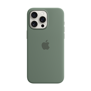 Apple Silicone Case with Magsafe, iPhone 15 Pro Max, зеленый - Чехол Товар - MT1X3ZM/A MT1X3ZM/A
