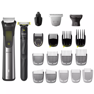 Kūno skustuvas Philips 9000 All-in-One, sidabrinė Prekė – MG9555/15 MG9555/15