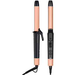 Rowenta Express Shine, Papaya Version, 25 mm, pink - Plaukų garbanojimo žnyplės Prekė - CF2810F0