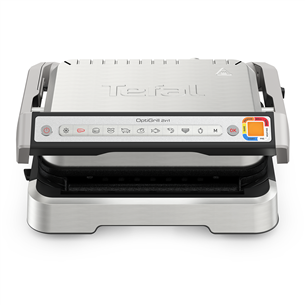 Elektrinis grilis Tefal OptiGrill 2in1, inox Prekė - GC772D30