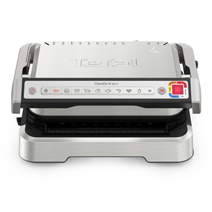Elektrinis grilis Tefal OptiGrill 2in1, inox Prekė - GC772D30