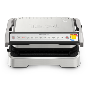 Elektrinis grilis Tefal OptiGrill 2in1, inox Prekė - GC772D30