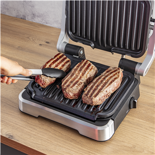 Elektrinis grilis Tefal OptiGrill 2in1, inox Prekė - GC772D30