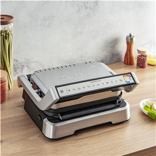 Elektrinis grilis Tefal OptiGrill 2in1, inox Prekė - GC772D30