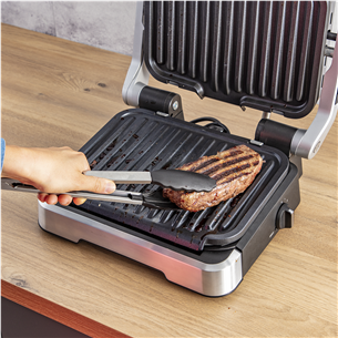 Elektrinis grilis Tefal OptiGrill 2in1, inox Prekė - GC772D30