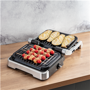 Elektrinis grilis Tefal OptiGrill 2in1, inox Prekė - GC772D30