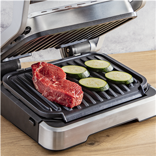 Elektrinis grilis Tefal OptiGrill 2in1, inox Prekė - GC772D30