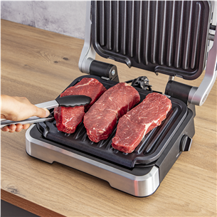 Elektrinis grilis Tefal OptiGrill 2in1, inox Prekė - GC772D30
