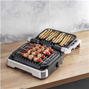 Elektrinis grilis Tefal OptiGrill 2in1, inox Prekė - GC772D30