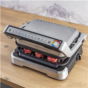 Elektrinis grilis Tefal OptiGrill 4in1, inox Prekė - GC774D30