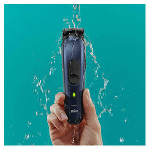 Skustuvas Braun Series 7, 10-in-one, Wet & Dry, blue Prekė - MGK7410
